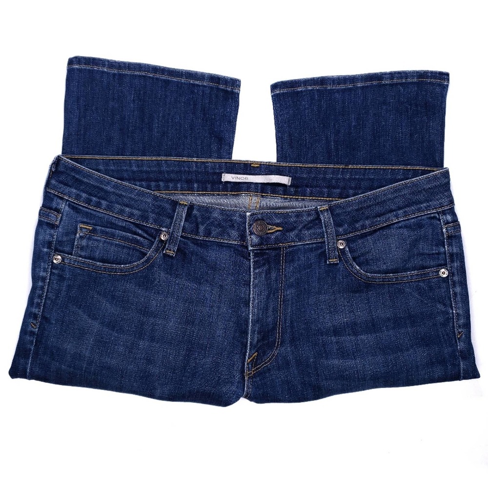 VINCE Crop Baby Bell Aurora Wash Jeans